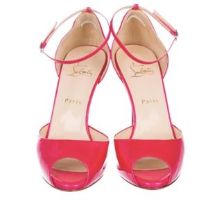 SOLD- CHRISTIAN LOUBOUTIN Pink Patent Heels